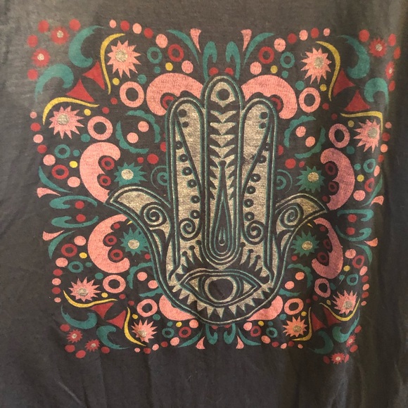 Hamsa graphic yoga top - Picture 2 of 5